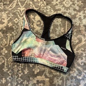 Reebok galaxy print sports bra